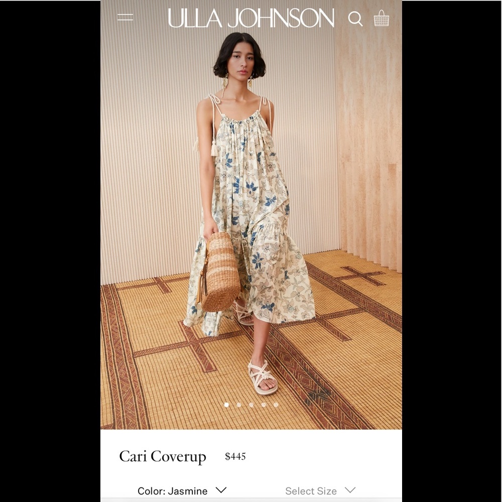 2022 Pre Fall Ulla Johnson Cari Coverup Dress - XS